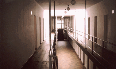 ONE OF THE CELLBLOCKS AT RAVENSBRUCK CONCENTRATION CAMP