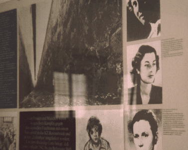 THE PHOTO GALLERY AT RAVENSBRUCK CONCENTRATION CAMP